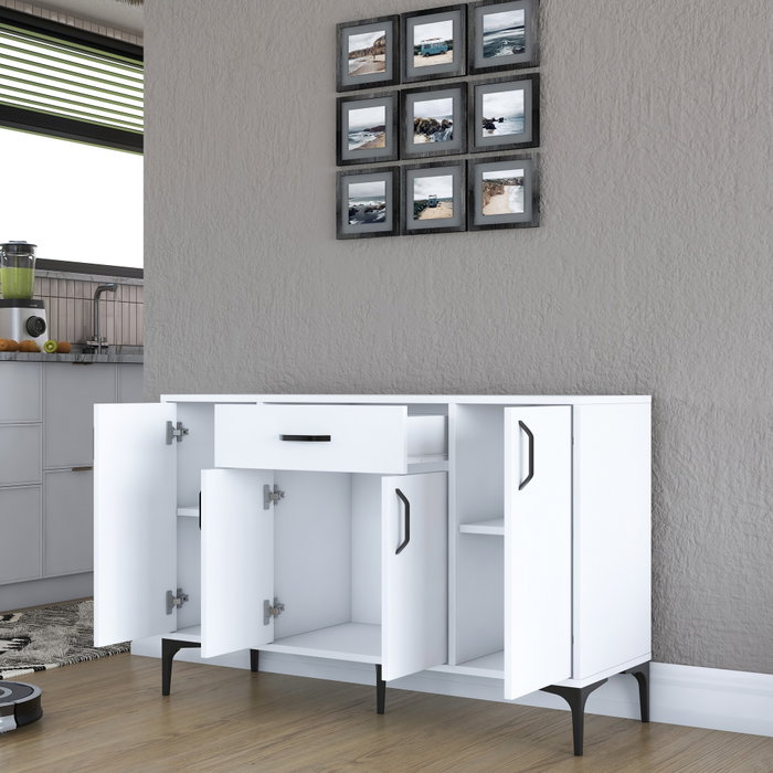 Hanah Home Gabinete Multipropósito Blanco JE136 - 3144 Hanah Home Gabinete Multipropósito Blanco JE136 - 3144